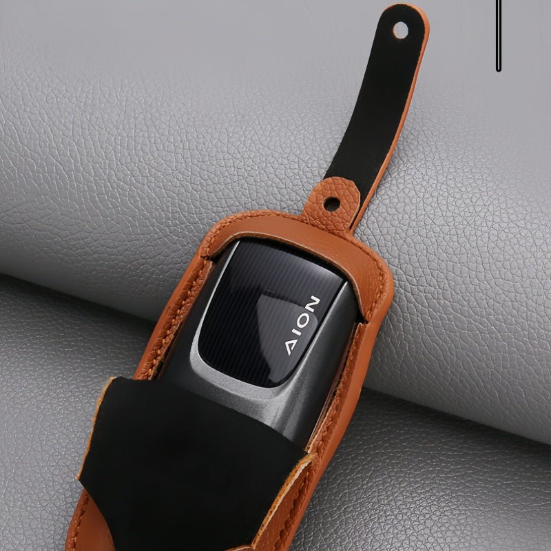 Premium Leather Key Fob Cover for Aion - NICE EVS