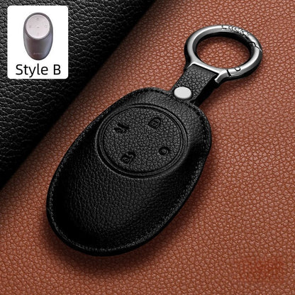 Premium Leather Key Fob Cover for Aion - NICE EVS
