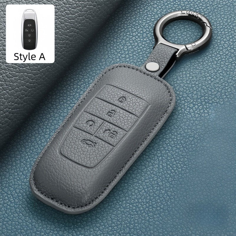 Premium Leather Key Fob Cover for Aion - NICE EVS