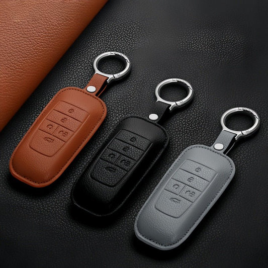 Premium Leather Key Fob Cover for Aion - NICE EVS