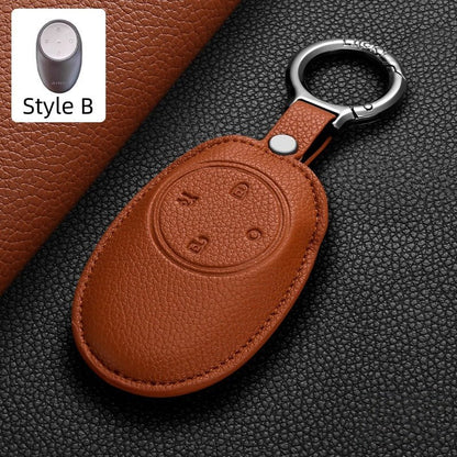 Premium Leather Key Fob Cover for Aion - NICE EVS