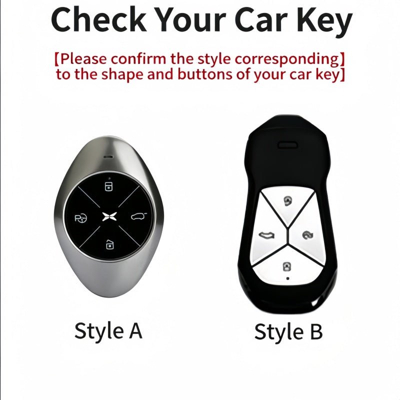Premium Leather Key Fob Cover for Xpeng EV - NICE EVS