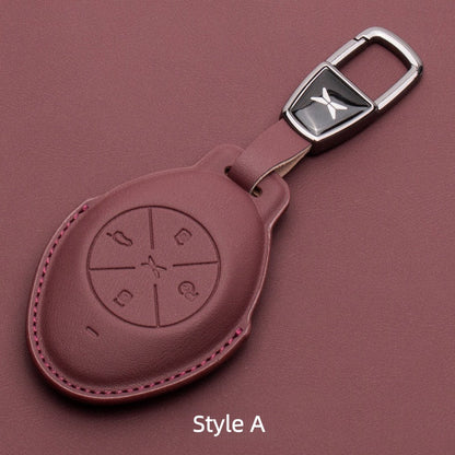 Premium Leather Key Fob Cover for Xpeng EV - NICE EVS
