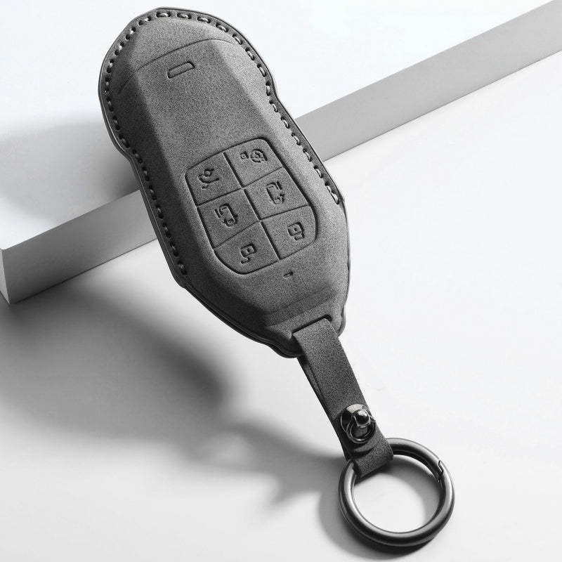 Premium Leather Key Fob Cover for Xpeng X9 - NICE EVS