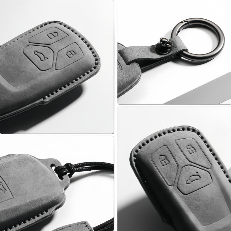 Premium Leather Key Fob Cover for Xpeng X9 - NICE EVS