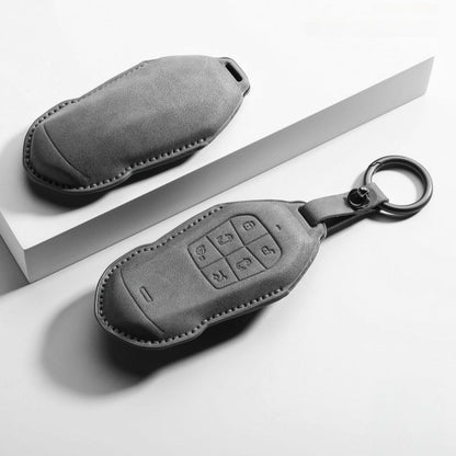 Premium Leather Key Fob Cover for Xpeng X9 - NICE EVS