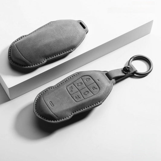 Premium Leather Key Fob Cover for Xpeng X9 - NICE EVS