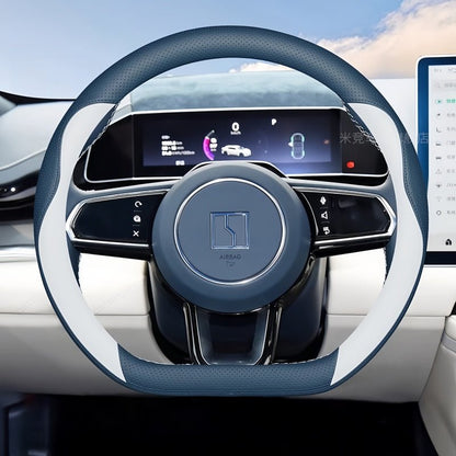 Premium Leather Steering Wheel Cover for ZEEKR 001 & 009 - NICE EVS