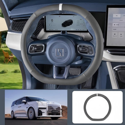 Premium Leather Steering Wheel Cover for ZEEKR 001 & 009 - NICE EVS