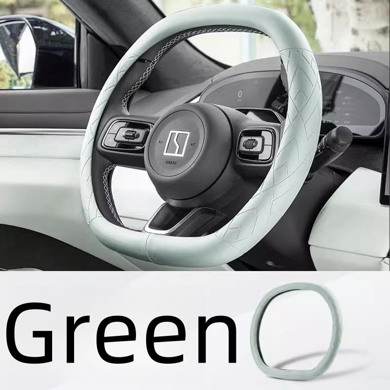 Premium Leather ZEEKR Steering Wheel Cover for X / 7X - NICE EVS