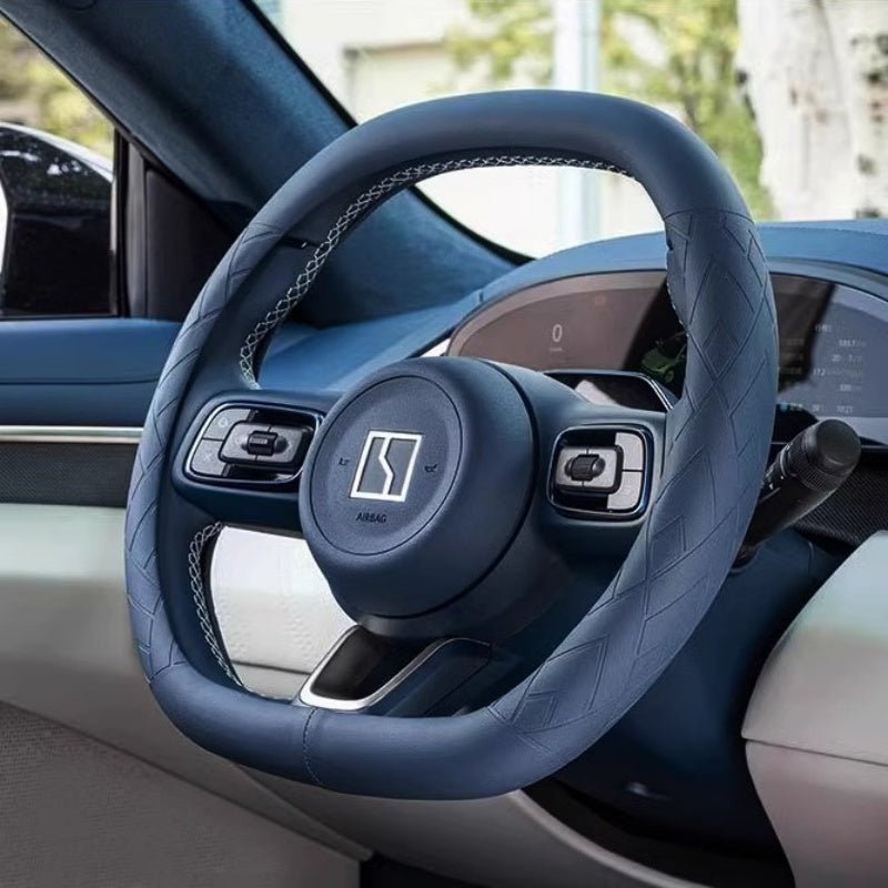 Premium Leather ZEEKR Steering Wheel Cover for X / 7X - NICE EVS