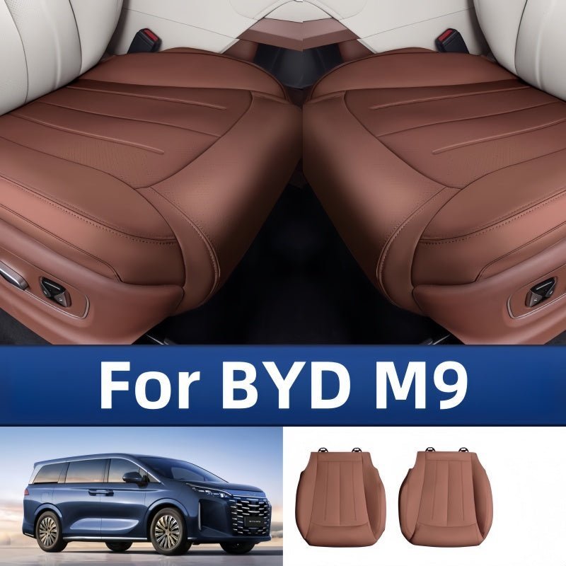 Premium Perforated Leather Seat Covers for BYD M9 - NICE EVS