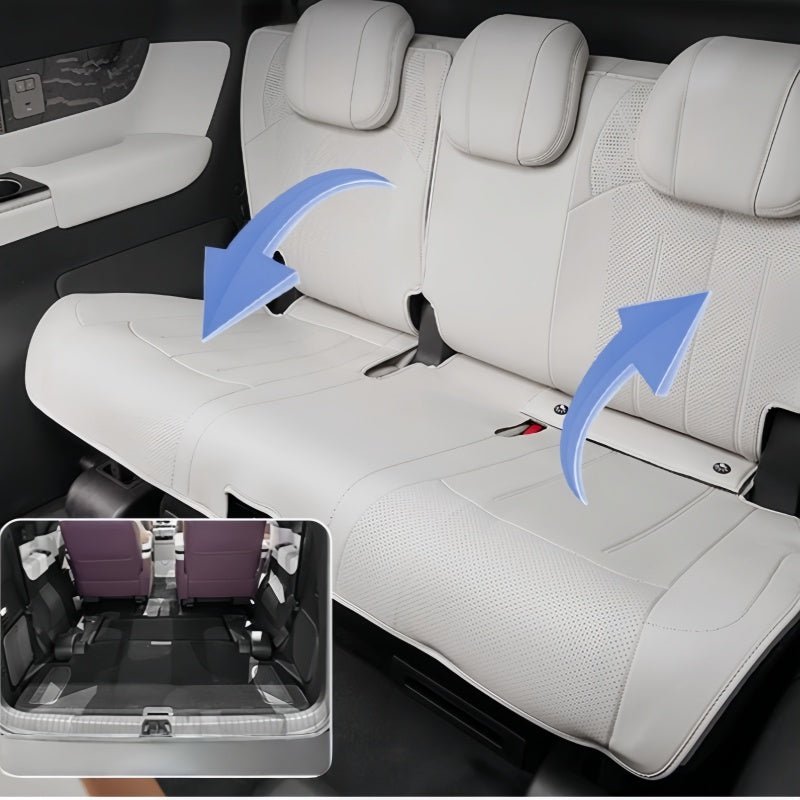 Premium Perforated Leather Seat Covers for BYD M9 - NICE EVS