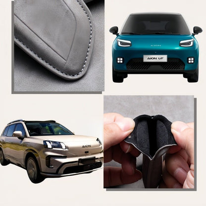 Premium Suede Leather Key Fob Cover for Aion - NICE EVS