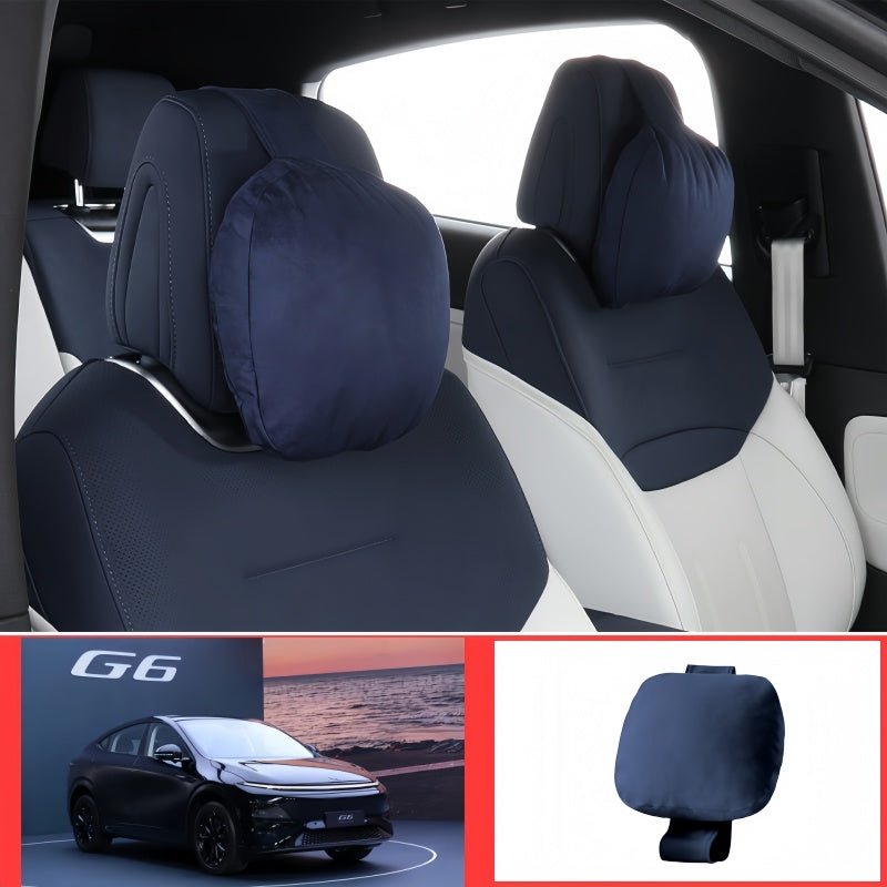 Premium Suede Memory Foam Headrest for XPENG G6/G9/P7/X9/L03/G7/P7+ - NICE EVS