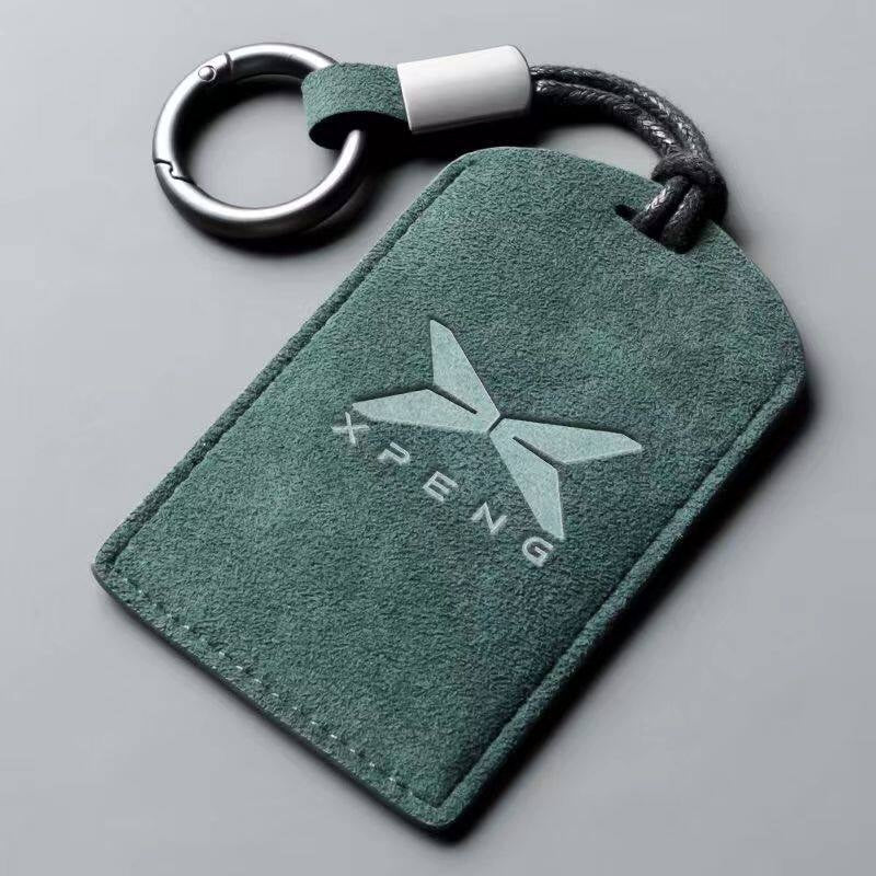 Premium Suede NFC Card Holder Cover for Xpeng EV - NICE EVS