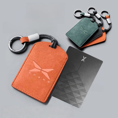Premium Suede NFC Card Holder Cover for Xpeng EV - NICE EVS