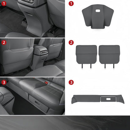 Rear Air‑Outlet Anti‑Kick Mats for Xpeng L03 - NICE EVS