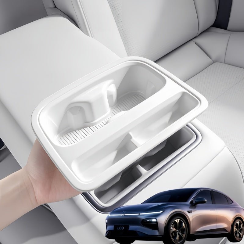 Rear Armrest Cup Holder Silicone Insert for Xpeng L03 - NICE EVS