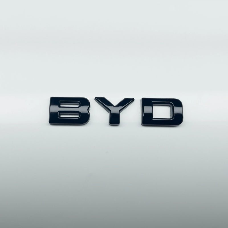 Rear Bumper Glossy Black Badges LOGO for 2024 BYD Seal - NICE EVS