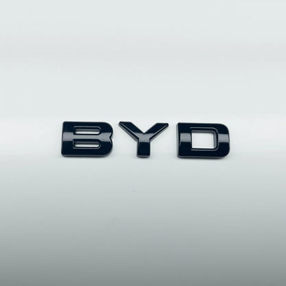 Rear Bumper Glossy Black Badges LOGO for 2024 BYD Seal - NICE EVS