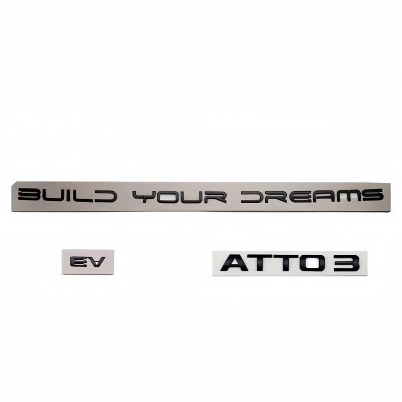 Rear Bumper Replacement Badge for BYD ATTO 3 - NICE EVS