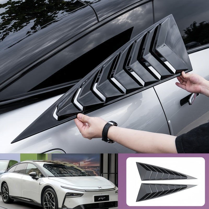 Rear Quarter Window Louver Trim for 2026 Xpeng P7+ - NICE EVS