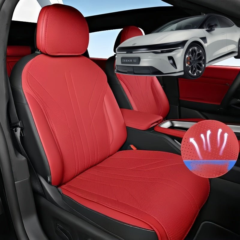 Semi‑Custom Breathable Nappa Leather Seat Covers for Zeekr 7GT - NICE EVS