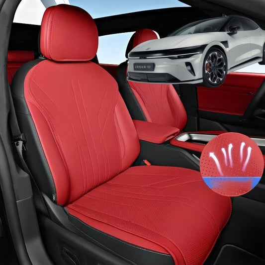Semi‑Custom Breathable Nappa Leather Seat Covers for Zeekr 7GT - NICE EVS
