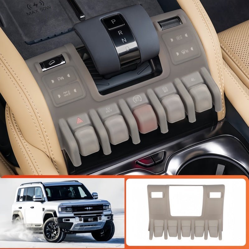 Silicone Gear Shift Panel Cover for BYD Leopard 5, Denza B5, Shark 6 - NICE EVS