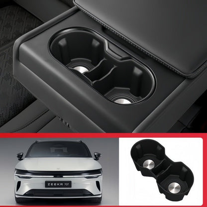 Silicone Second‑Row Cup Holder Liner Insert for Zeekr 7GT - NICE EVS