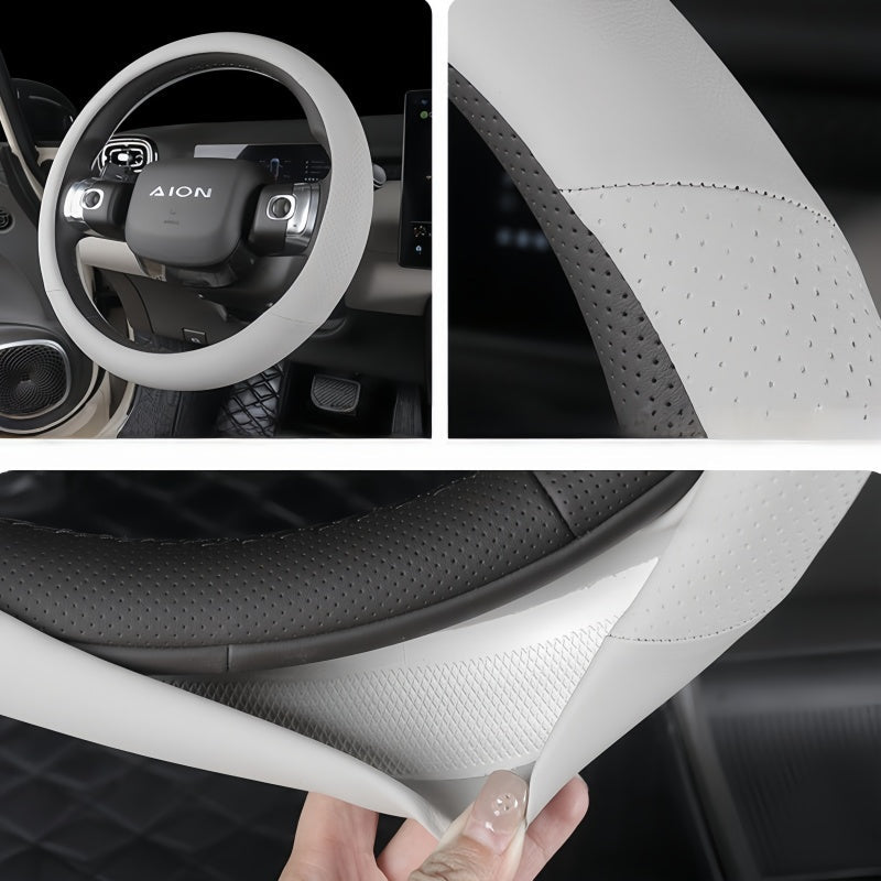 Slip-On Napa Leather Steering Wheel Cover for Aion V / UT / RT - NICE EVS