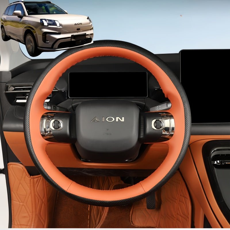 Slip-On Napa Leather Steering Wheel Cover for Aion V / UT / RT - NICE EVS