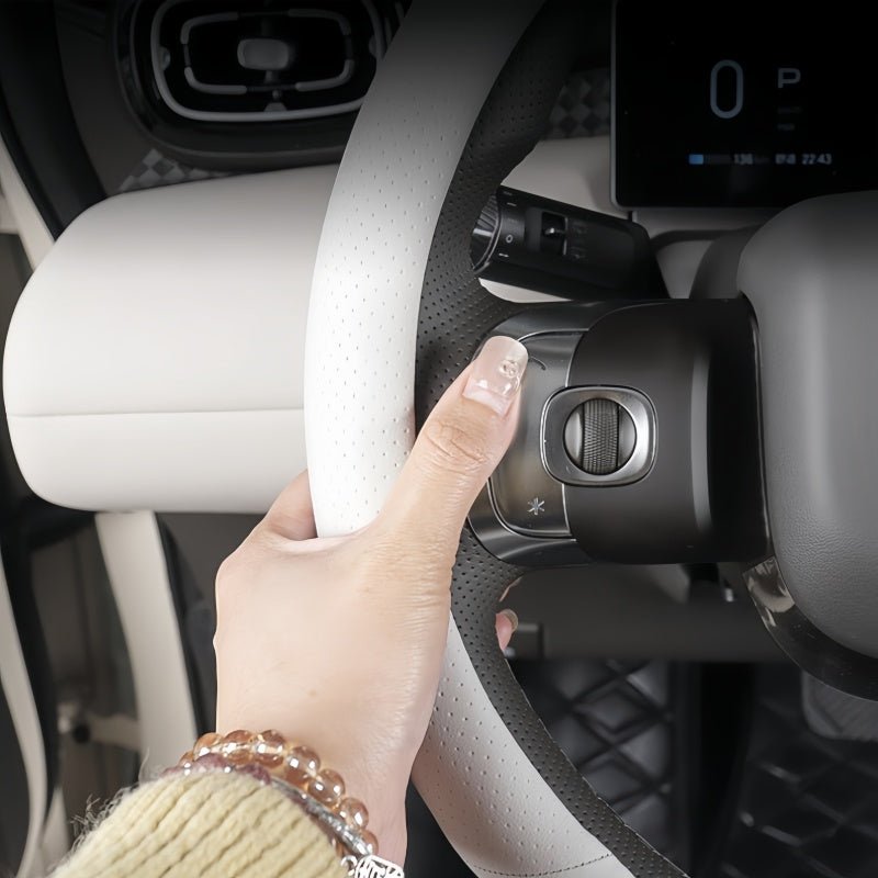 Slip-On Napa Leather Steering Wheel Cover for Aion V / UT / RT - NICE EVS