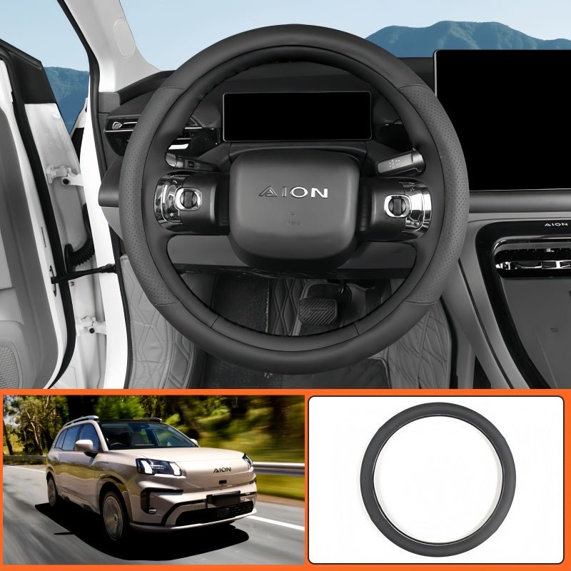 Slip-On Napa Leather Steering Wheel Cover for Aion V / UT / RT - NICE EVS