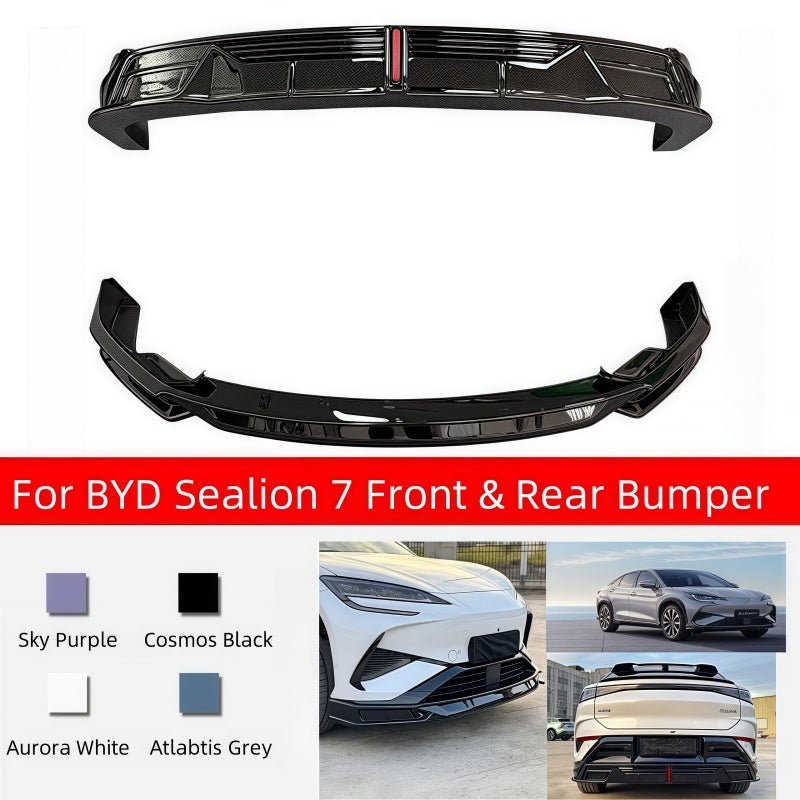 Sport Body Kit Front Rear Bumper Accent Trim Set for BYD Sealion 7 - NICE EVS