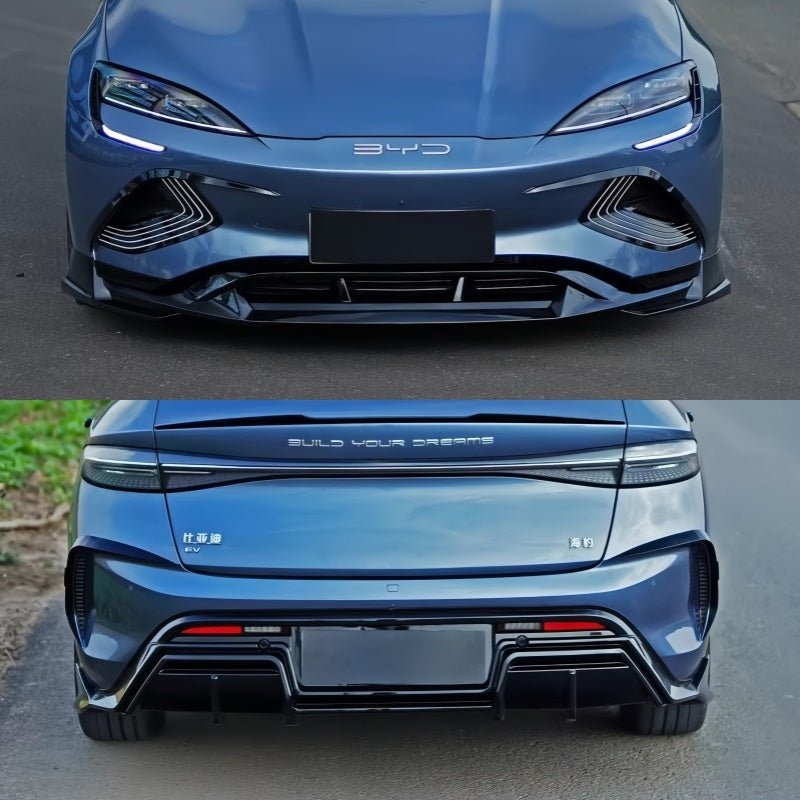 Sport Front & Rear Bumper Canards for BYD Seal - NICE EVS