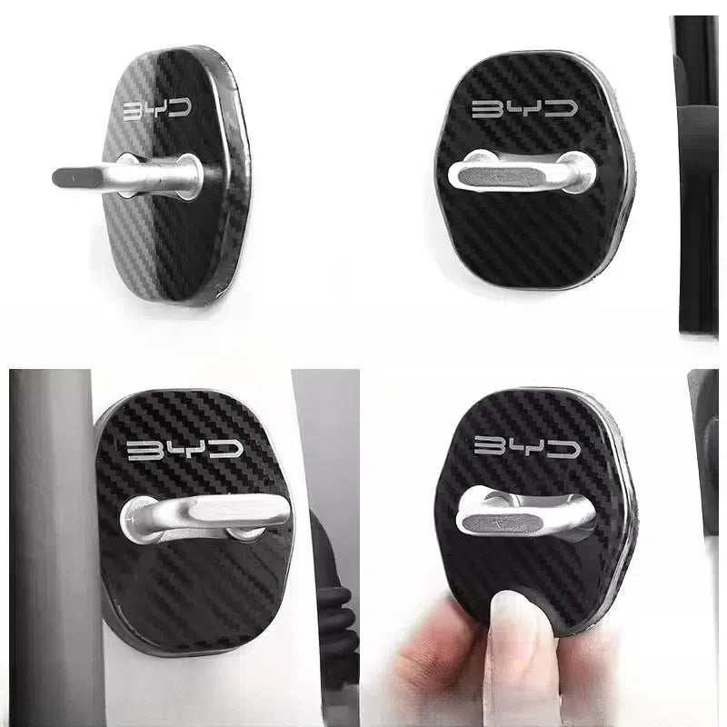 Stainless Steel Door Lock Covers for BYD (4 Pcs) - NICE EVS