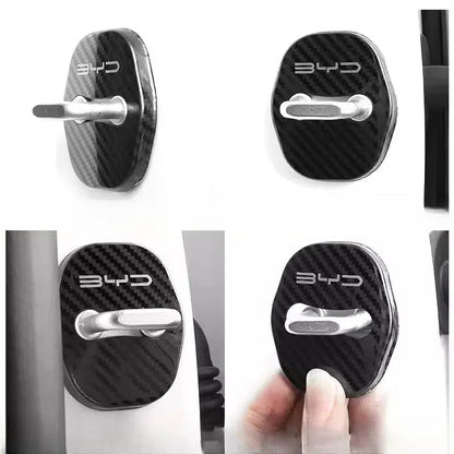 Stainless Steel Door Lock Covers for BYD (4 Pcs) - NICE EVS