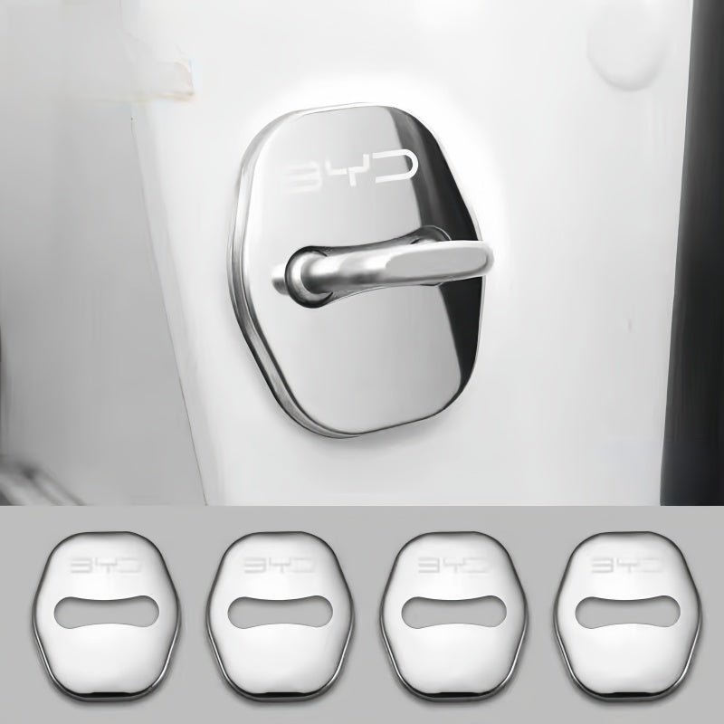 Stainless Steel Door Lock Covers for BYD (4 Pcs) - NICE EVS