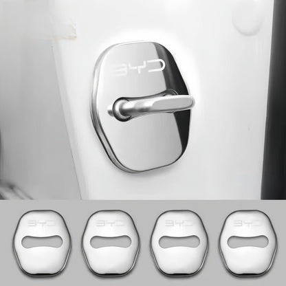 Stainless Steel Door Lock Covers for BYD (4 Pcs) - NICE EVS