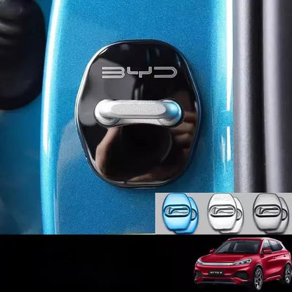 Stainless Steel Door Lock Covers for BYD (4 Pcs) - NICE EVS