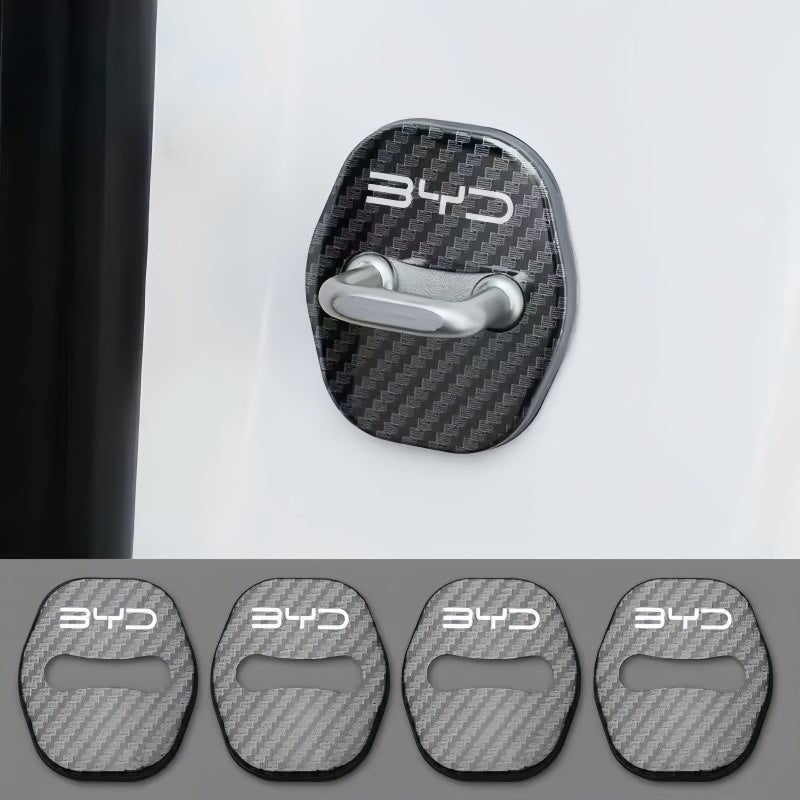 Stainless Steel Door Lock Covers for BYD (4 Pcs) - NICE EVS