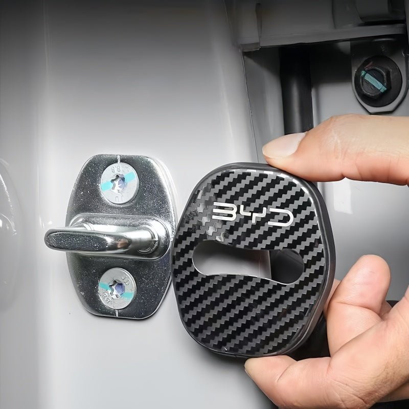 Stainless Steel Door Lock Covers for BYD (4 Pcs) - NICE EVS