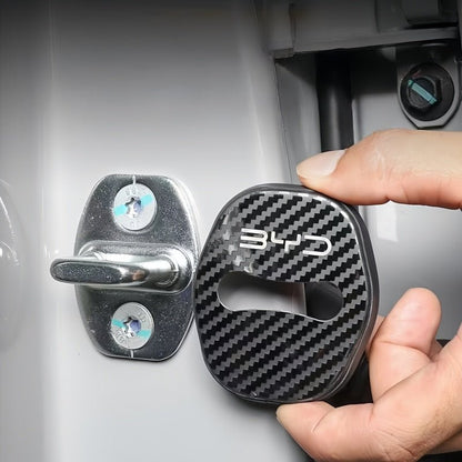Stainless Steel Door Lock Covers for BYD (4 Pcs) - NICE EVS