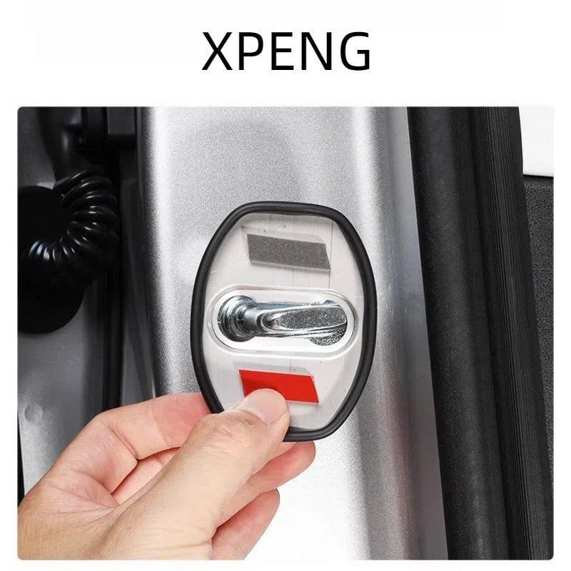 Stainless Steel Door Lock Covers for Xpeng (4 Pcs) - NICE EVS