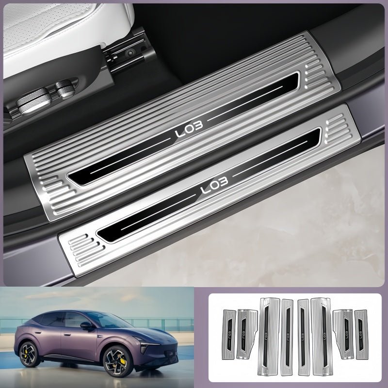 Stainless Steel Door Sill Scuff Plate for Xpeng L03 - NICE EVS