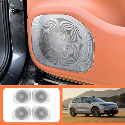Stainless Steel Door Speaker Cover Trim for Leapmotor C10 - NICE EVS