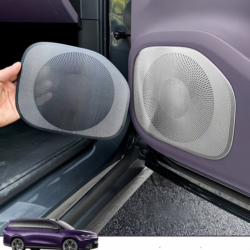Stainless Steel Door Speaker Cover Trim for Leapmotor C10 - NICE EVS