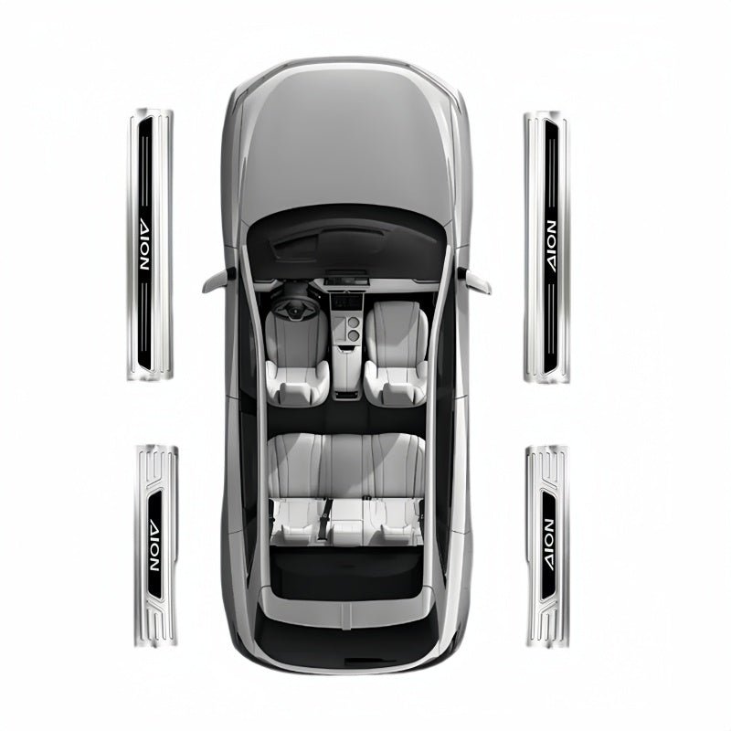 Stainless Steel Door & Trunk Sill Protector for Aion UT/RT/V - NICE EVS